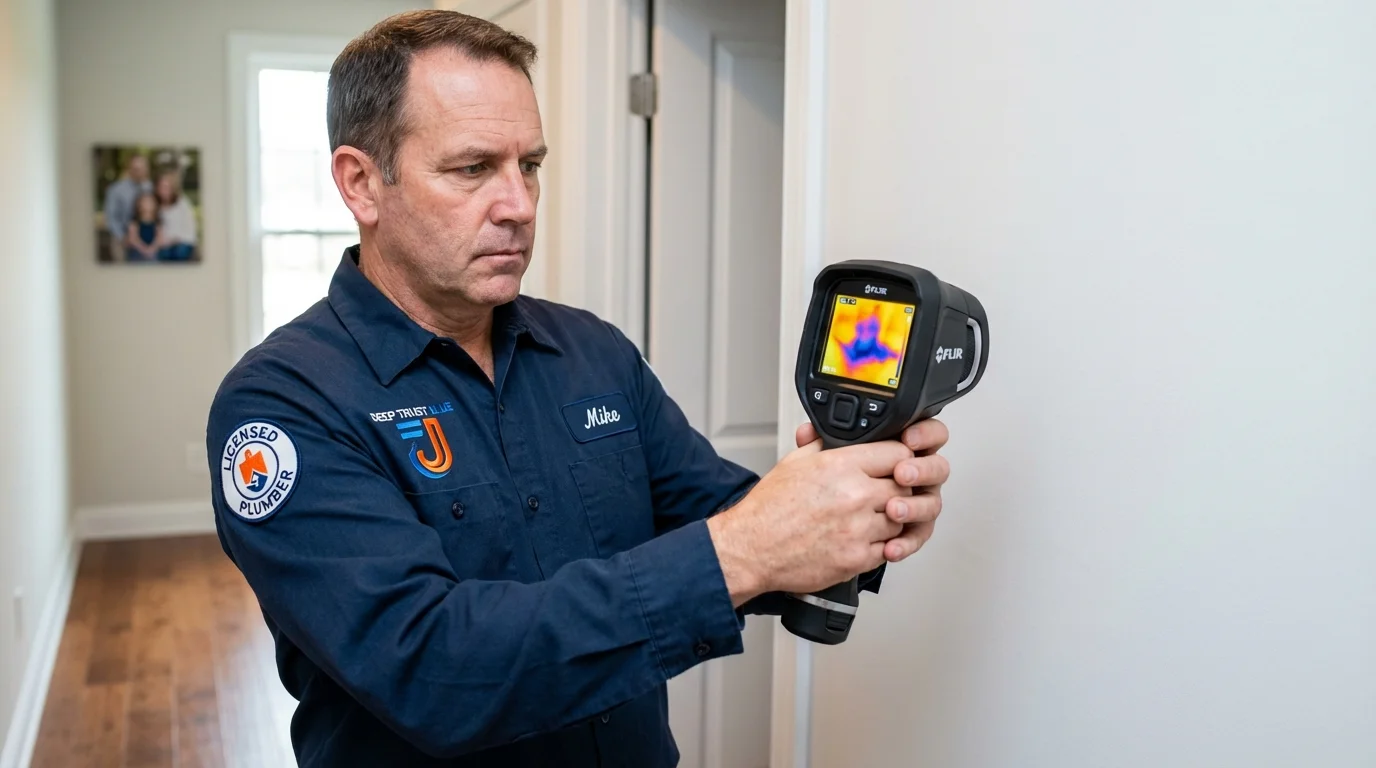 Thermal imaging leak detection by Johns Plumbing LLC in Abbottstown